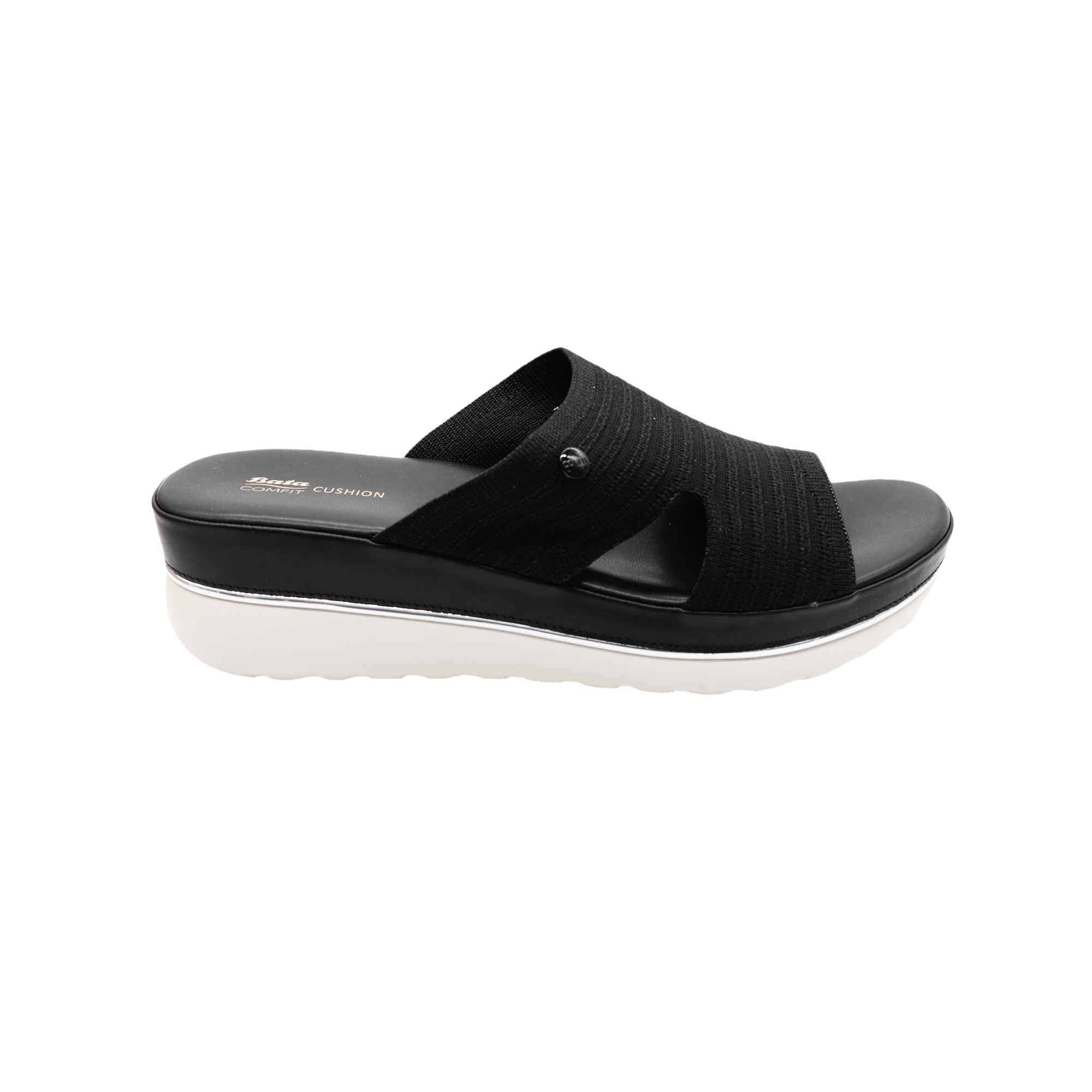 Bata Comfit Women Black Sandal
