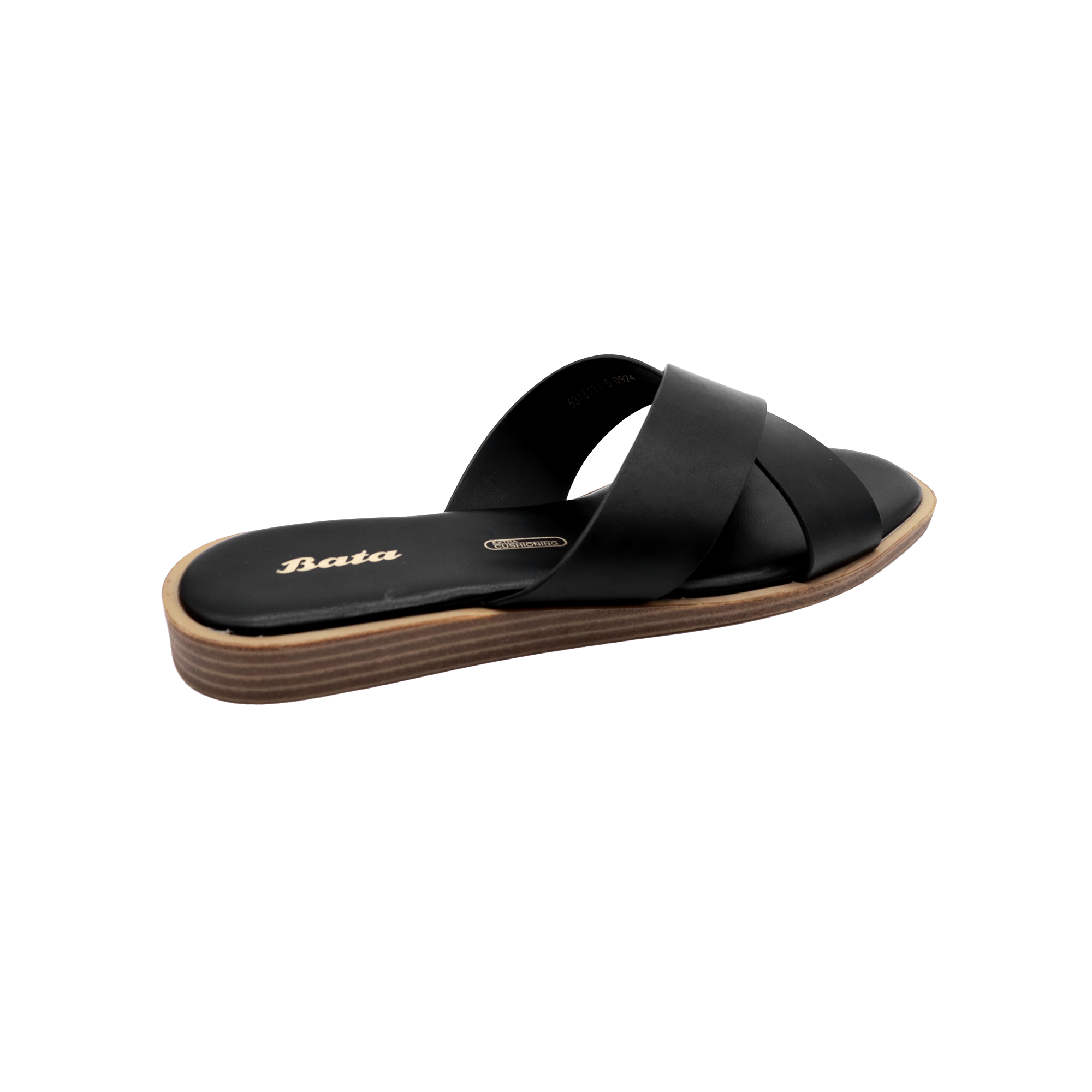 Bata Women Black Sandal