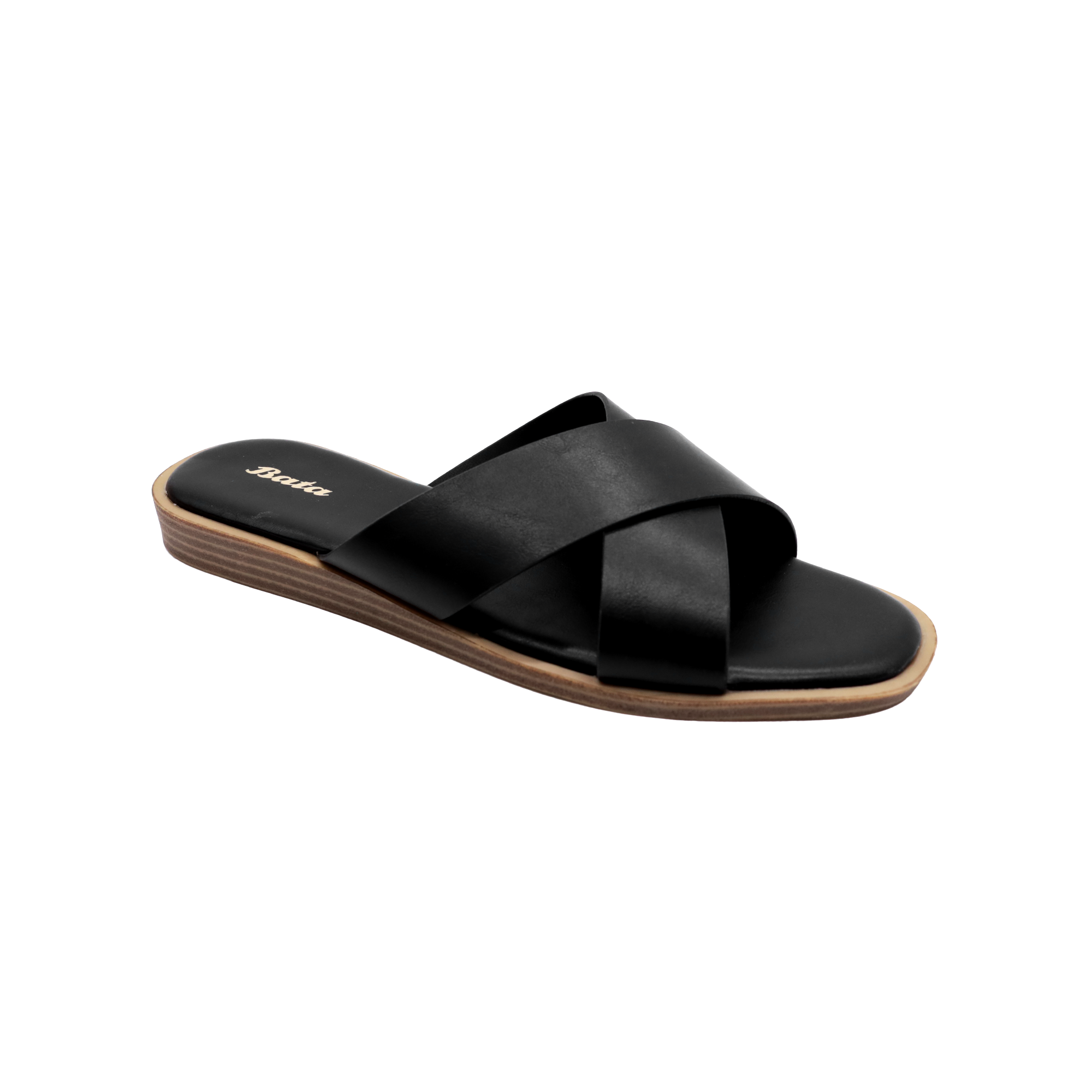 Bata Women Black Sandal