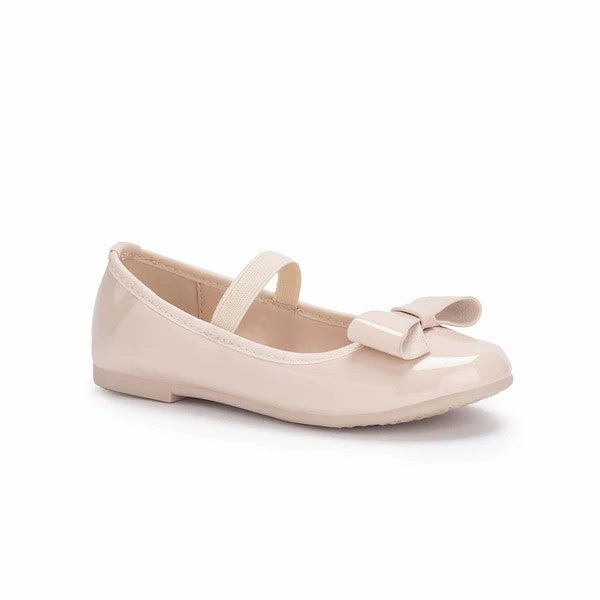 Bubble Gummer Girls Kids Beige Flat