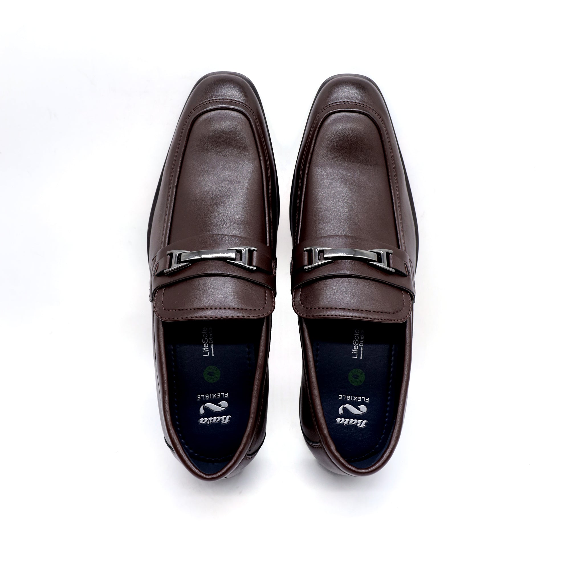 Bata Flexible Men Dk Brown Loafer