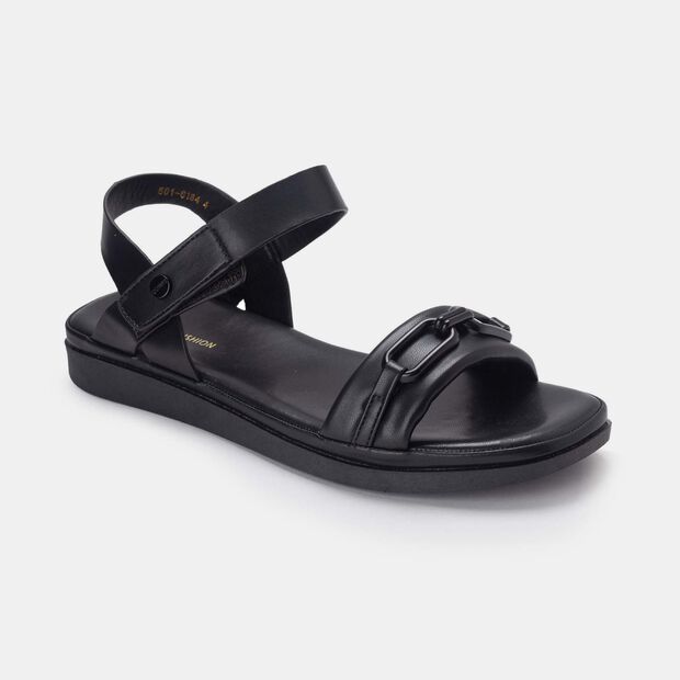 Bata Comfit Women Black Sandal