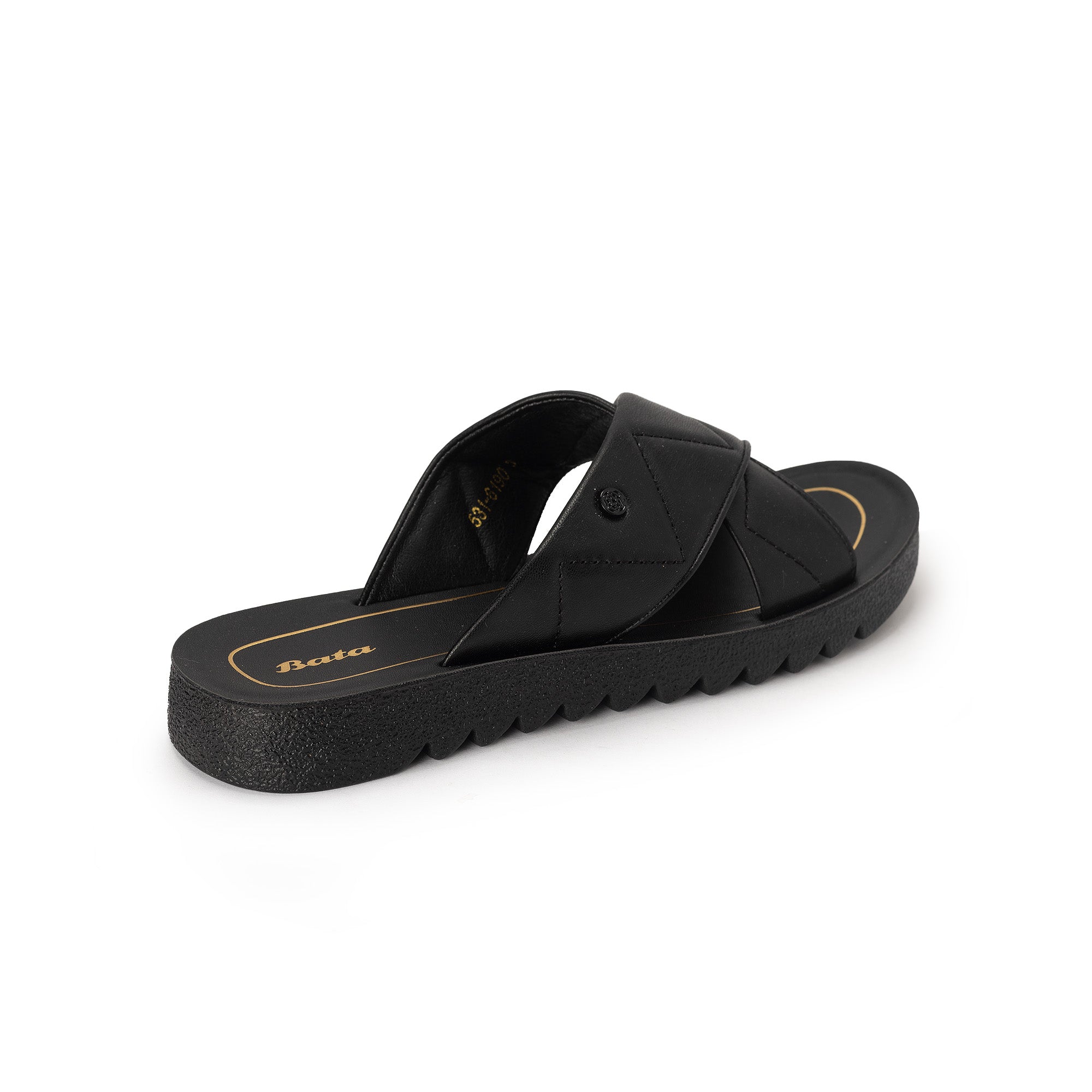 Bata Women Black Sandal