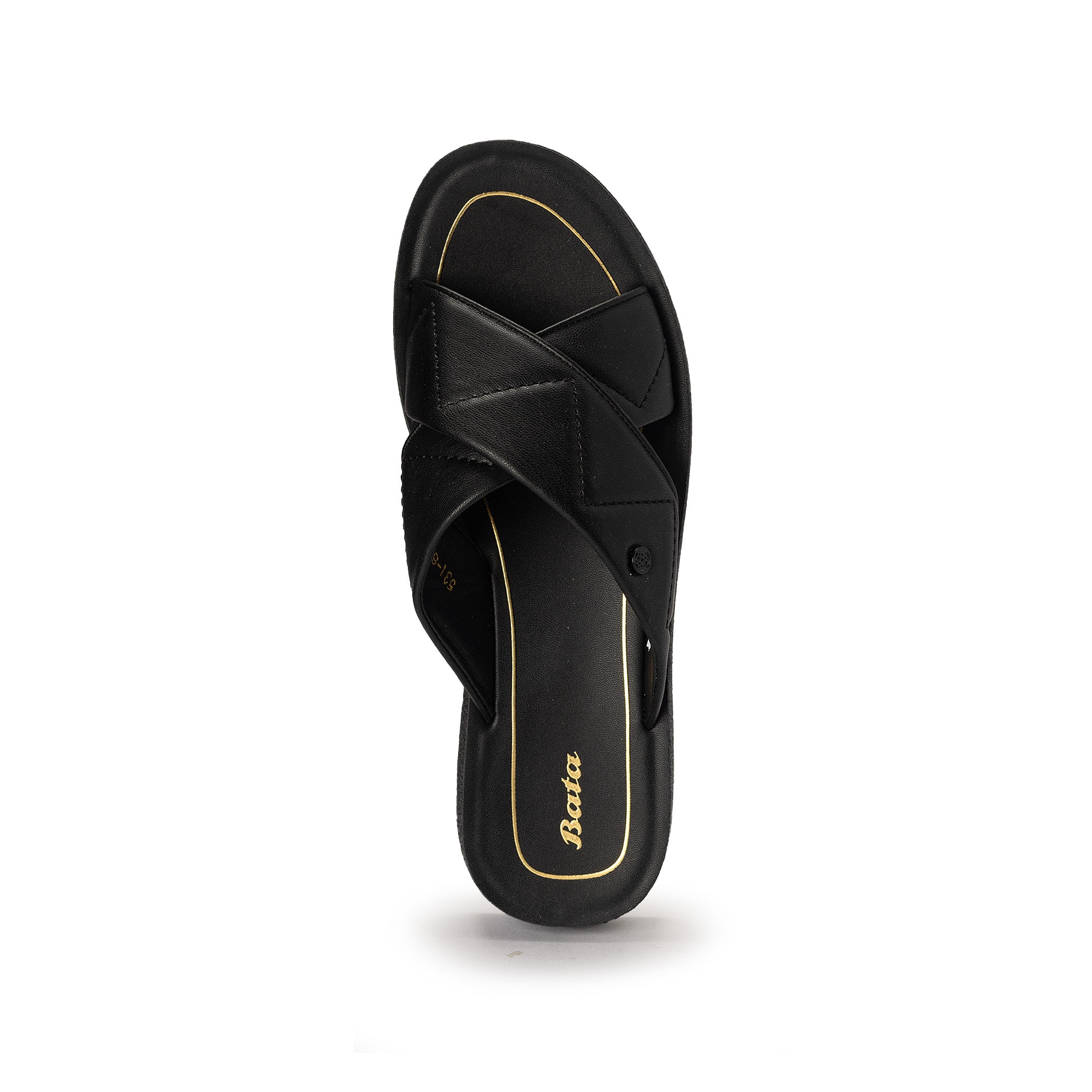 Bata Women Black Sandal