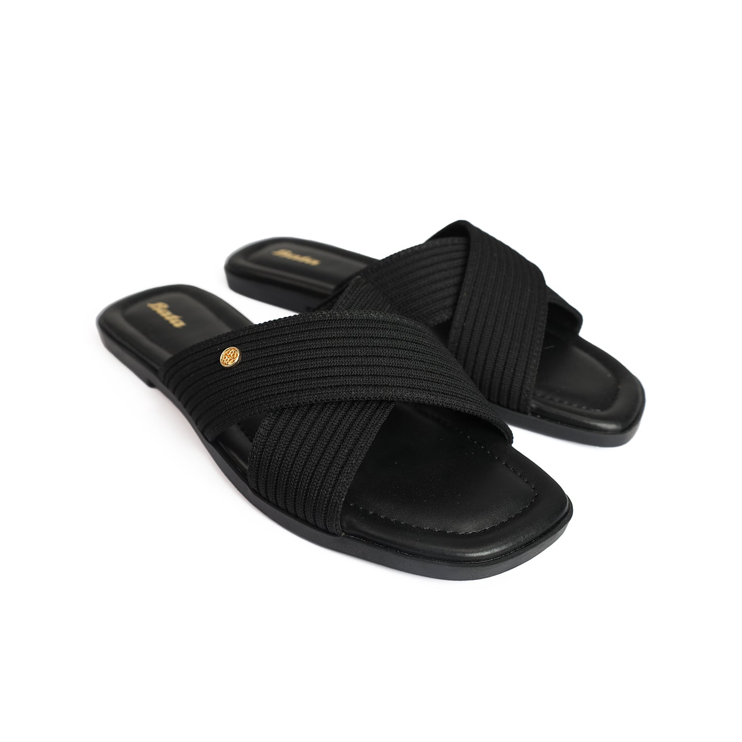 Bata Women Black Sandal