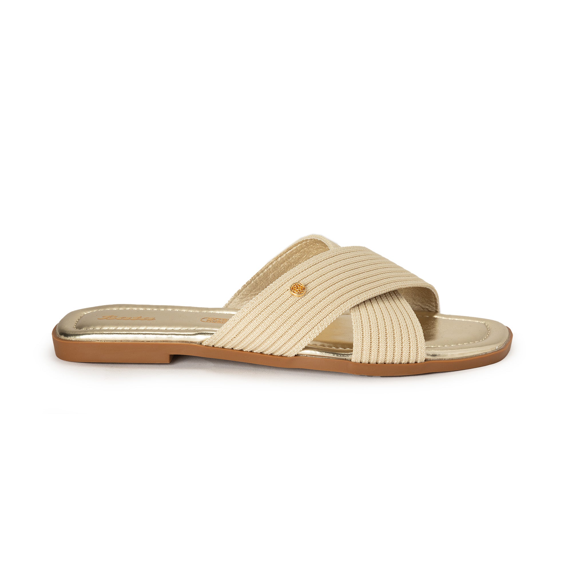 Bata Women Gold Sandal