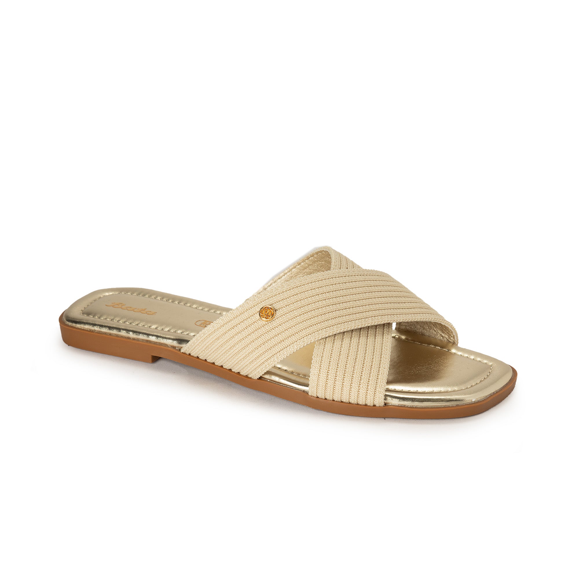 Bata Women Gold Sandal