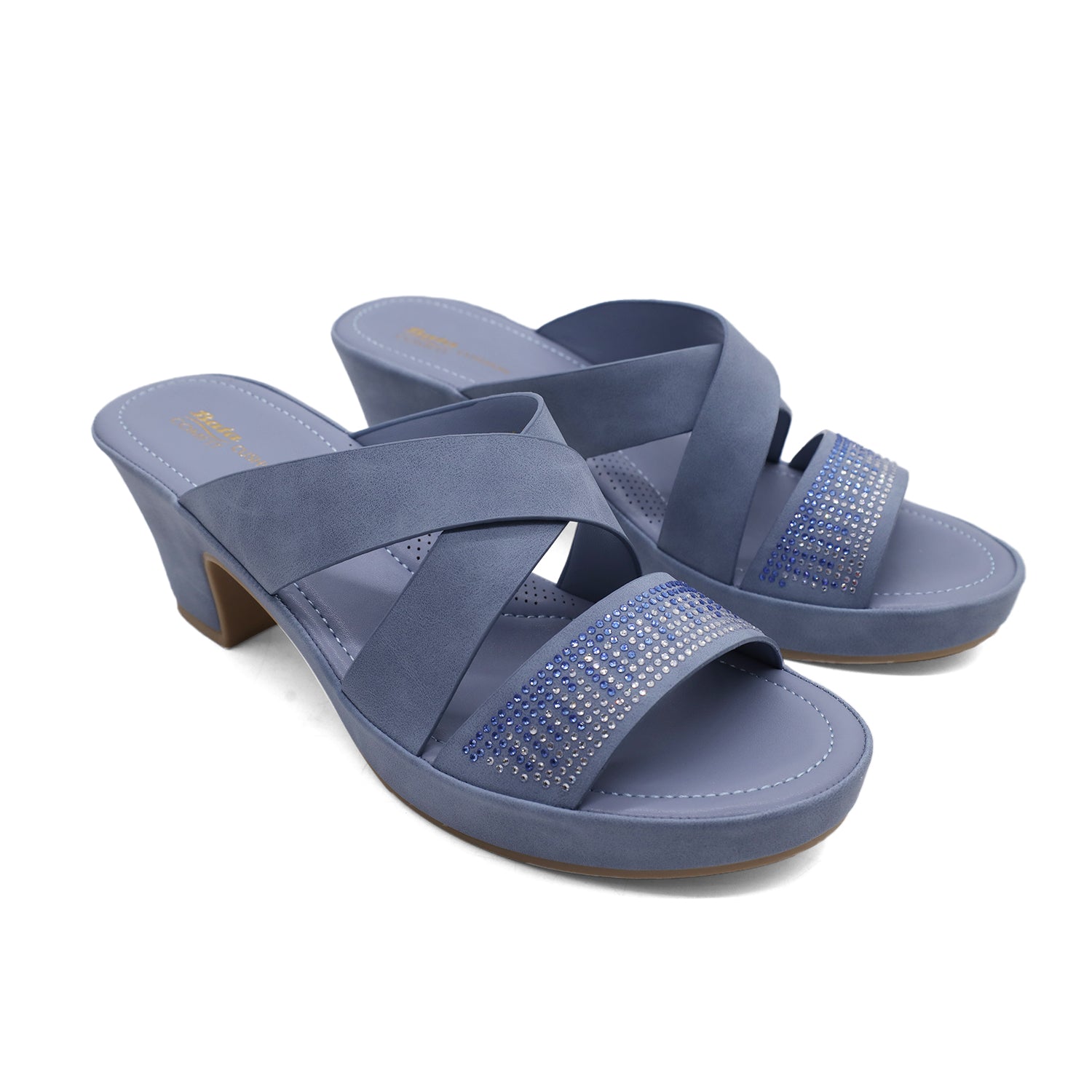 Bata Comfit Women Blue Heel