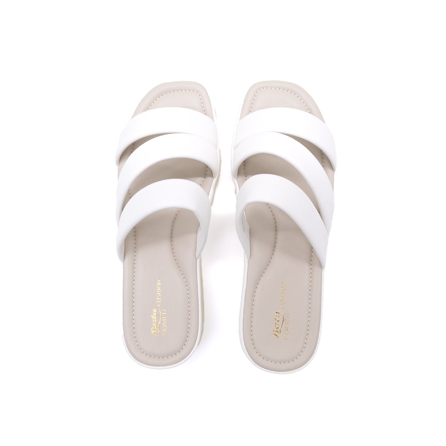 Bata Comfit Women Ivory Sandal