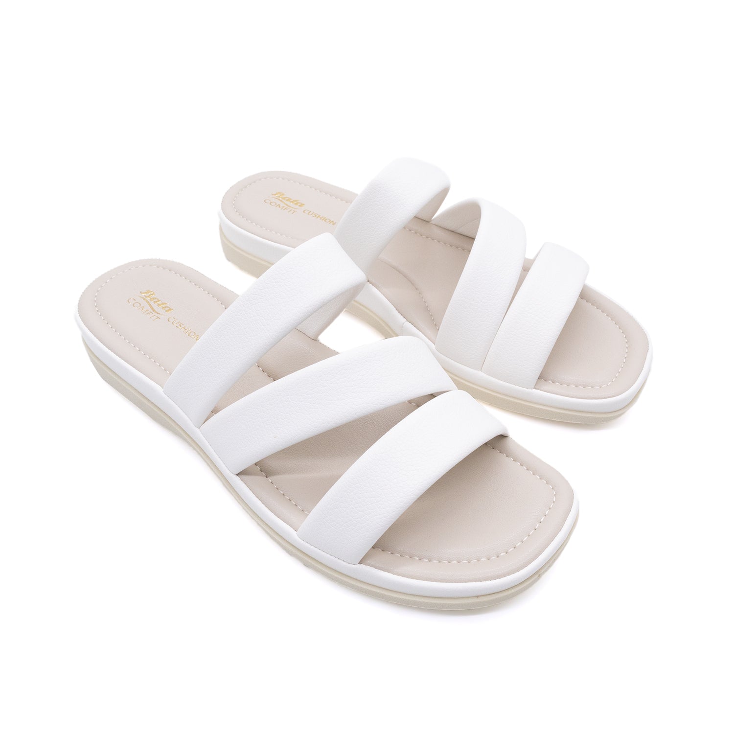 Bata Comfit Women Ivory Sandal
