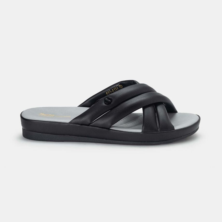 Bata Comfit Women Black Sandal