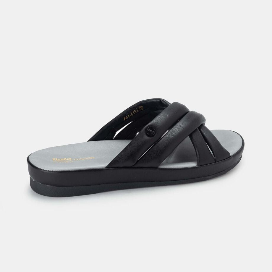 Bata Comfit Women Black Sandal