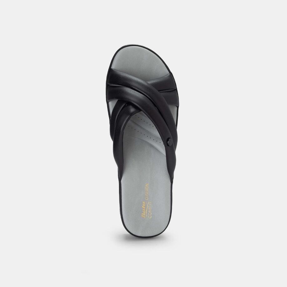 Bata Comfit Women Black Sandal