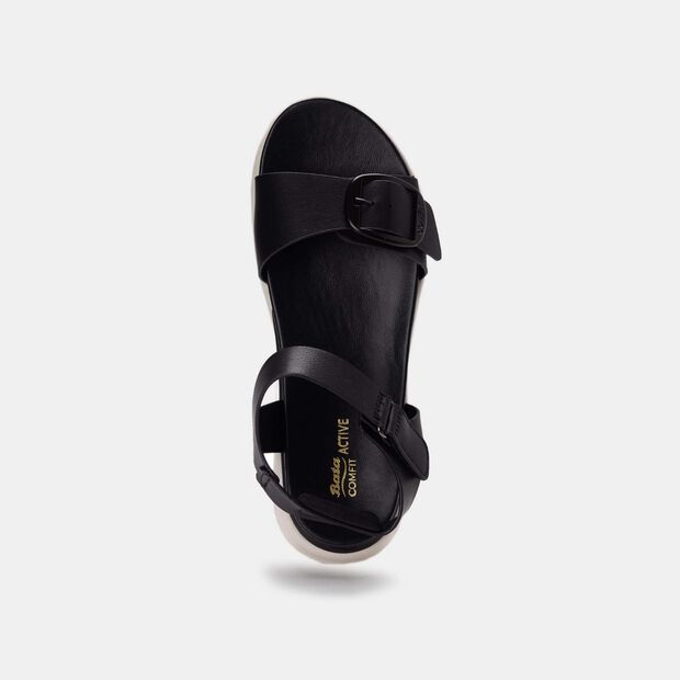 Bata Comfit Women Black Sandal