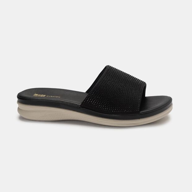 Bata Comfit Women Black Sandal