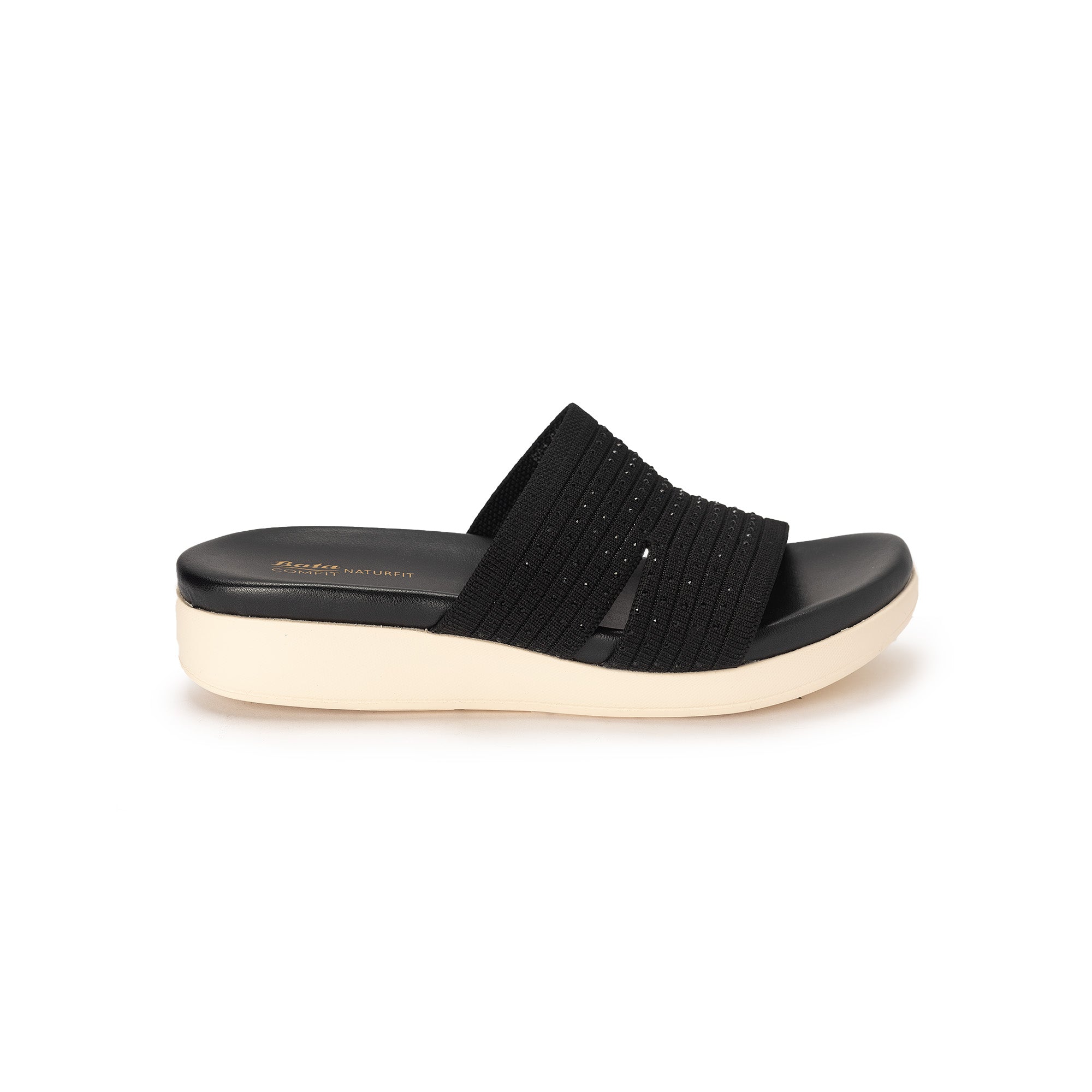 Bata Comfit Women Black Sandal