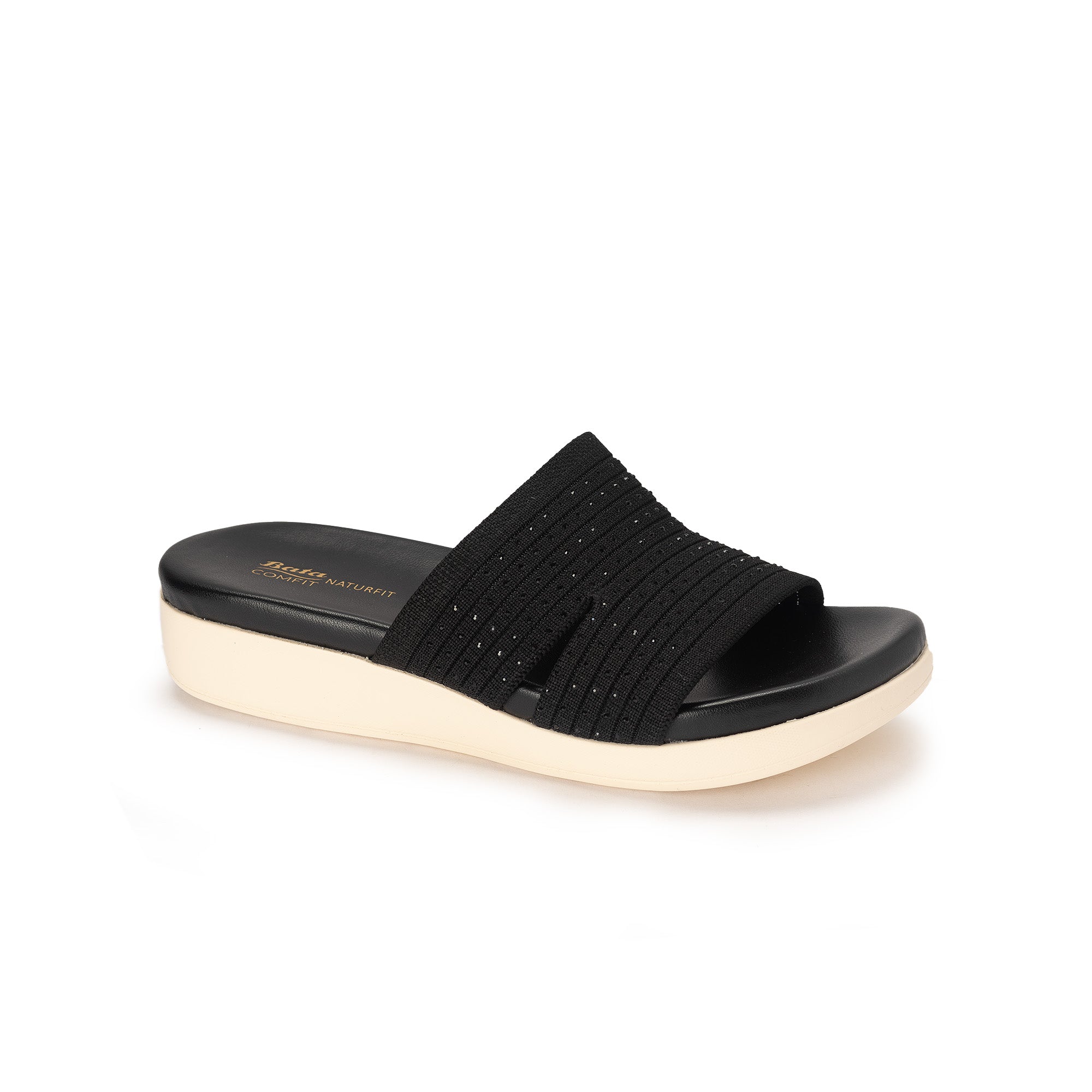 Bata Comfit Women Black Sandal