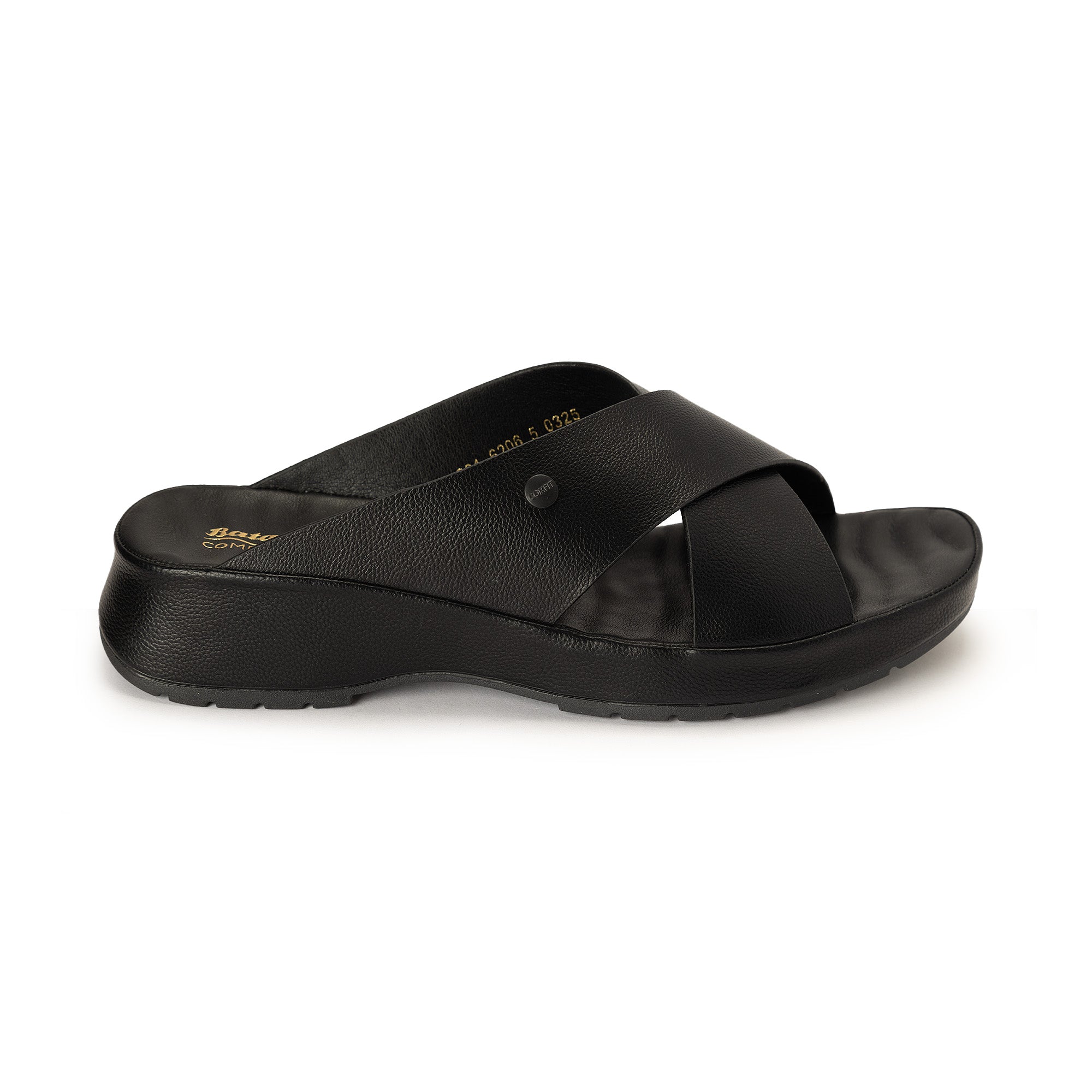 Bata Comfit Women Black Sandal
