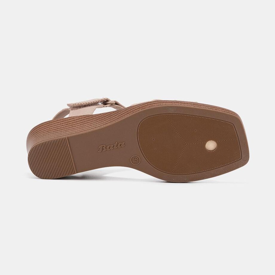 Bata Women Nude Pink Heel