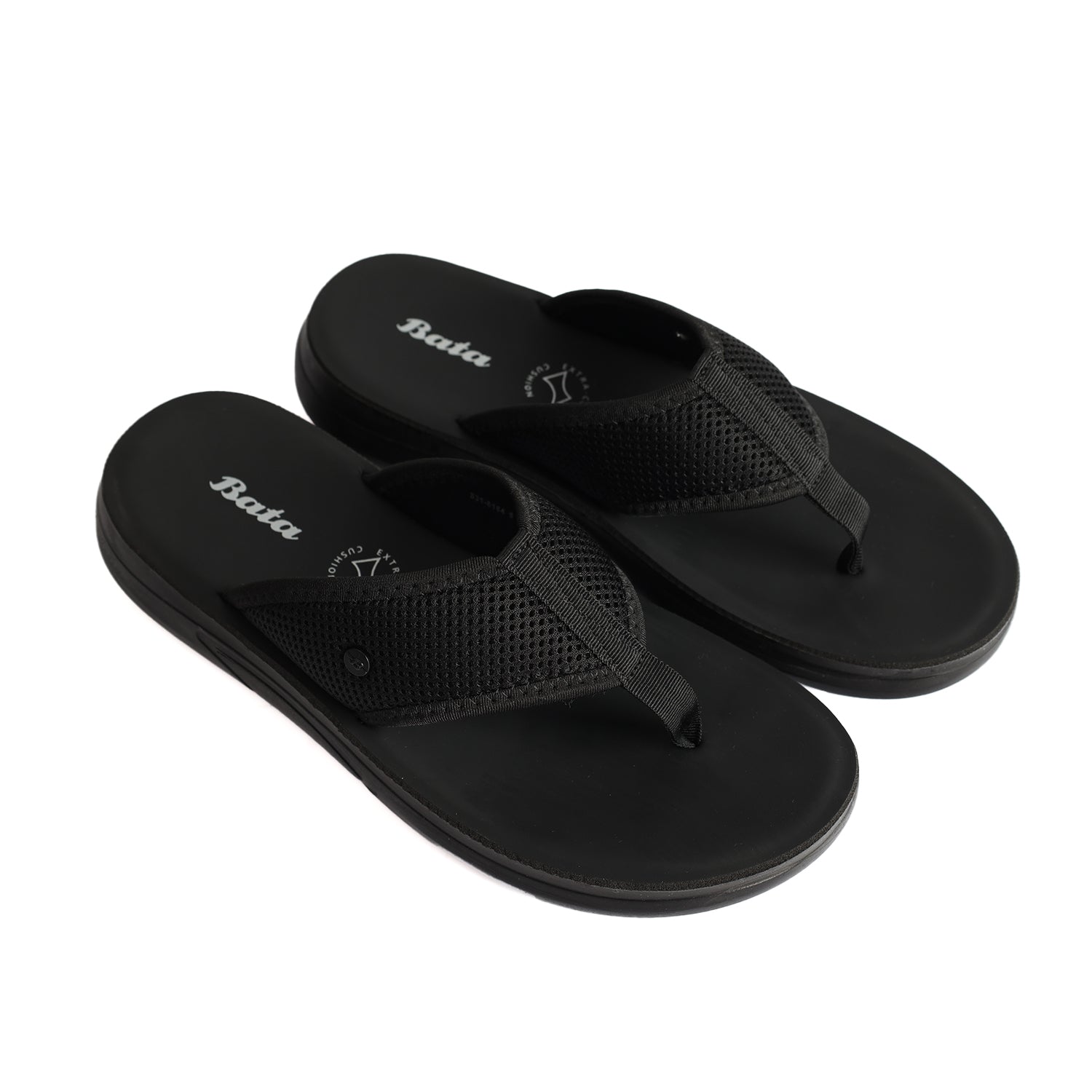 Bata Men Black Sandal