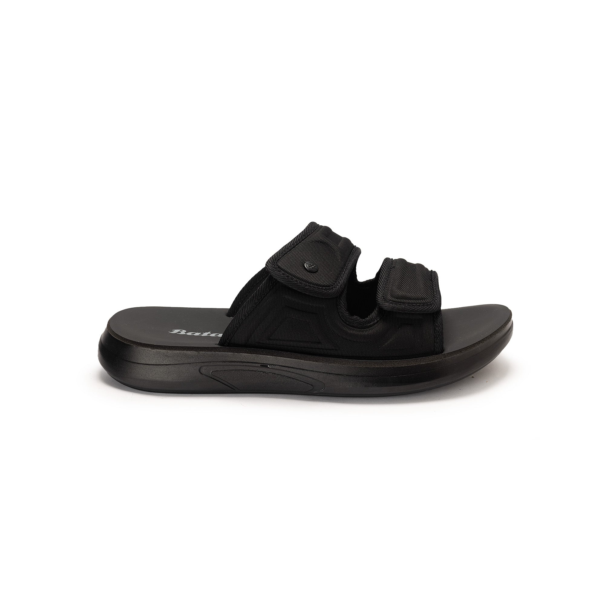 Bata Men Black Sandal