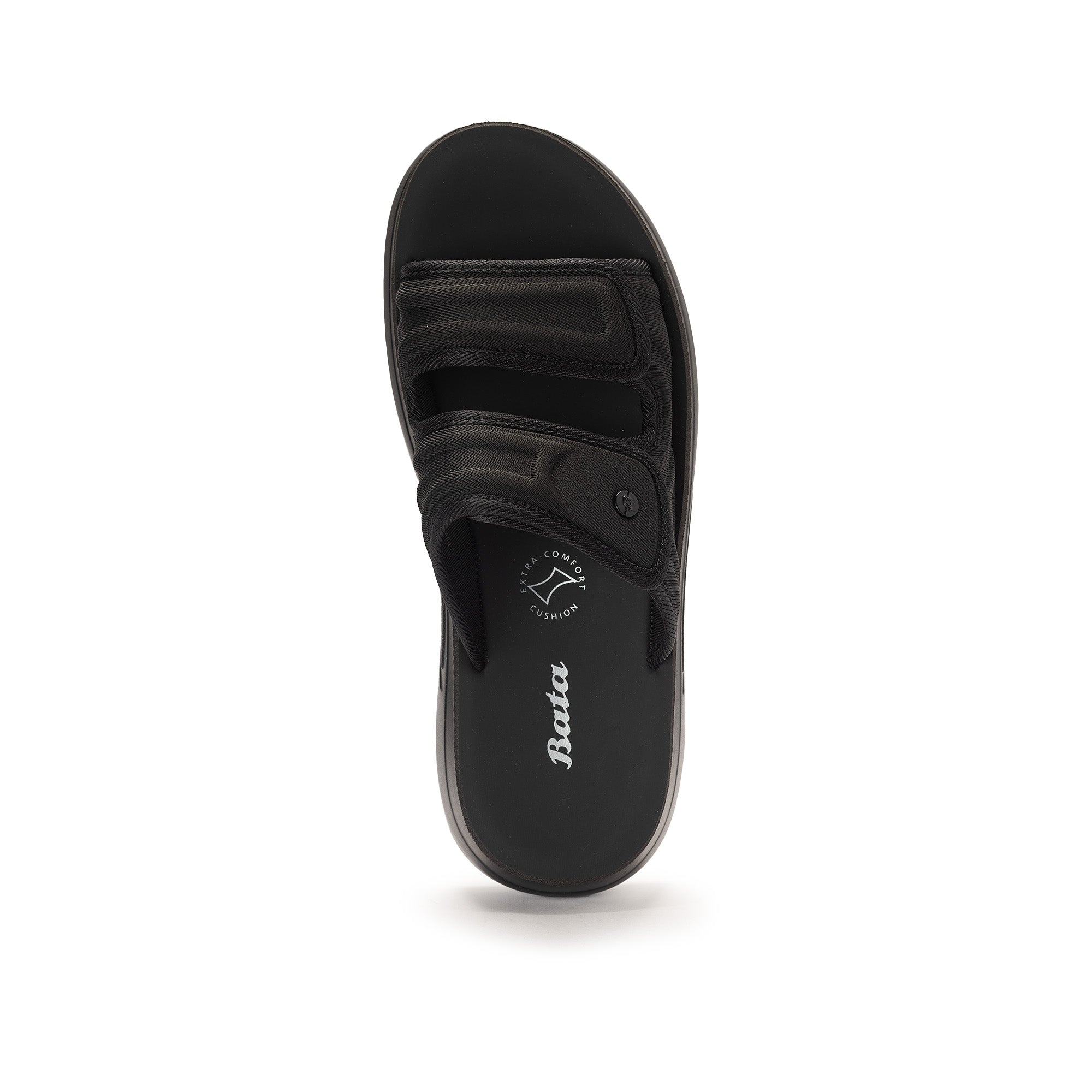 Bata Men Black Sandal
