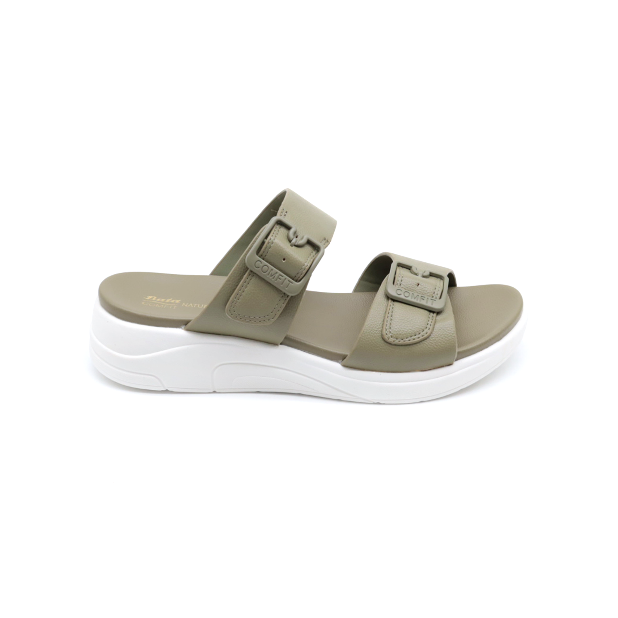 Bata Comfit Women Olive Sandal