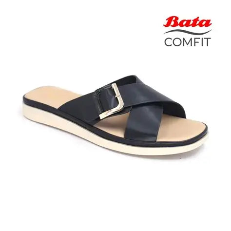 Bata Comfit Women Black Sandal
