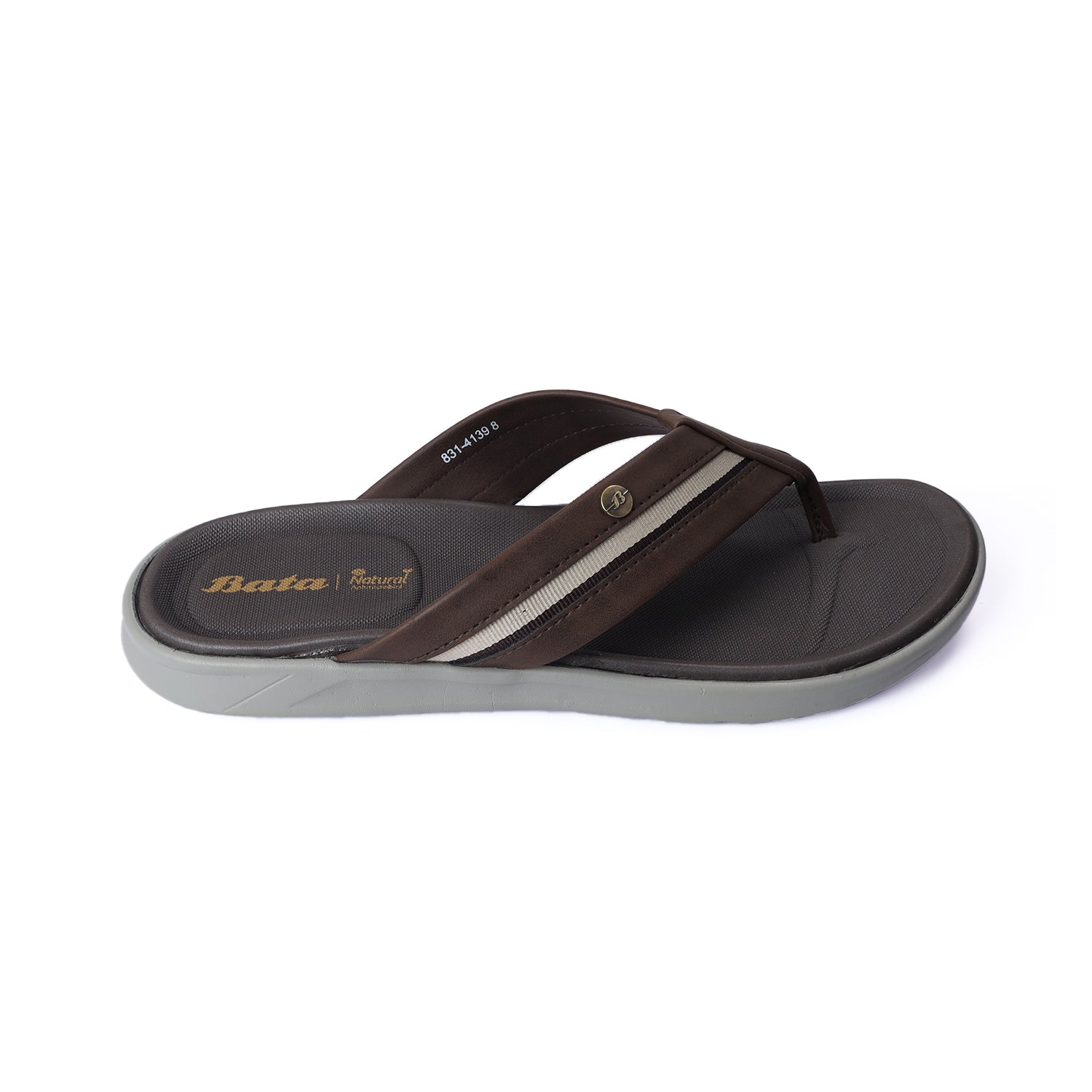 Bata Men Dark Brown Sandal