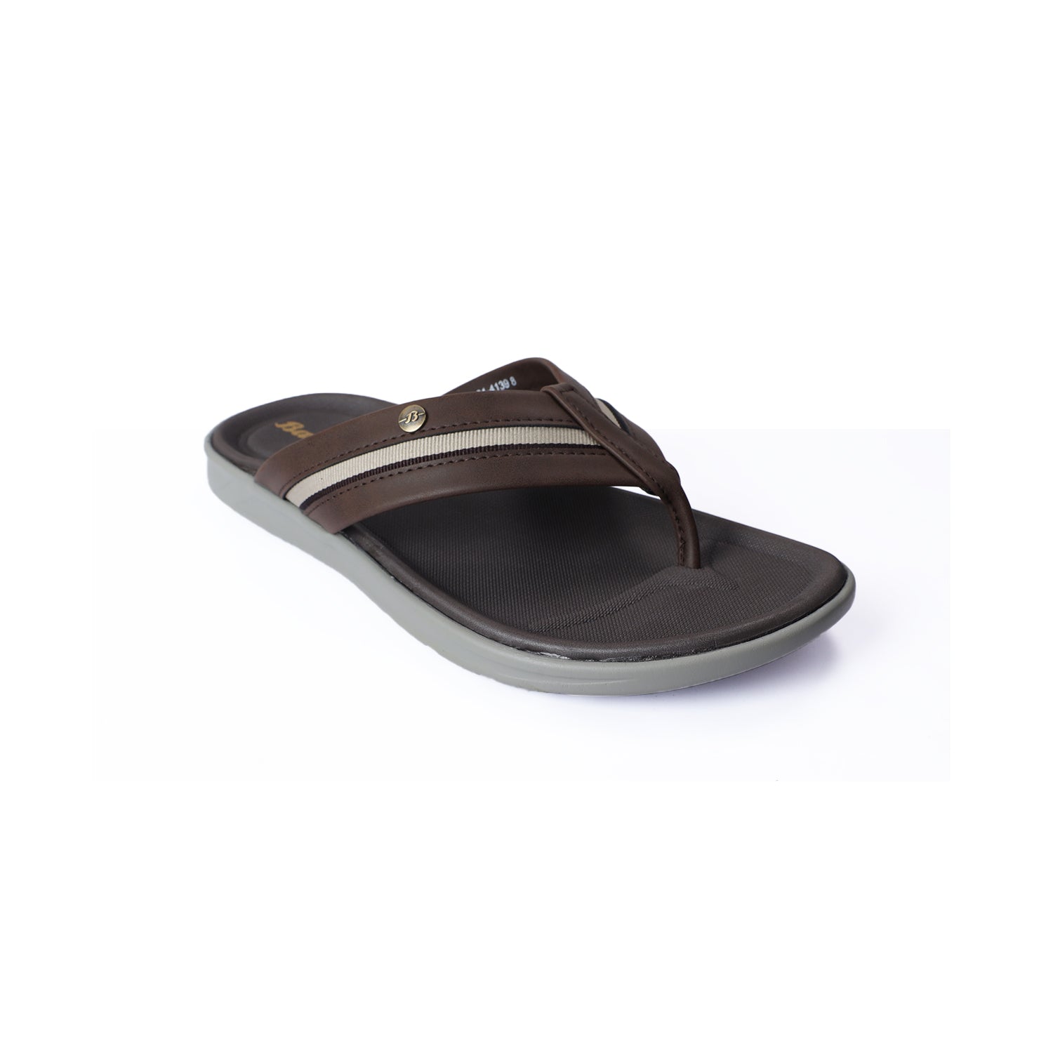 Bata Men Dark Brown Sandal