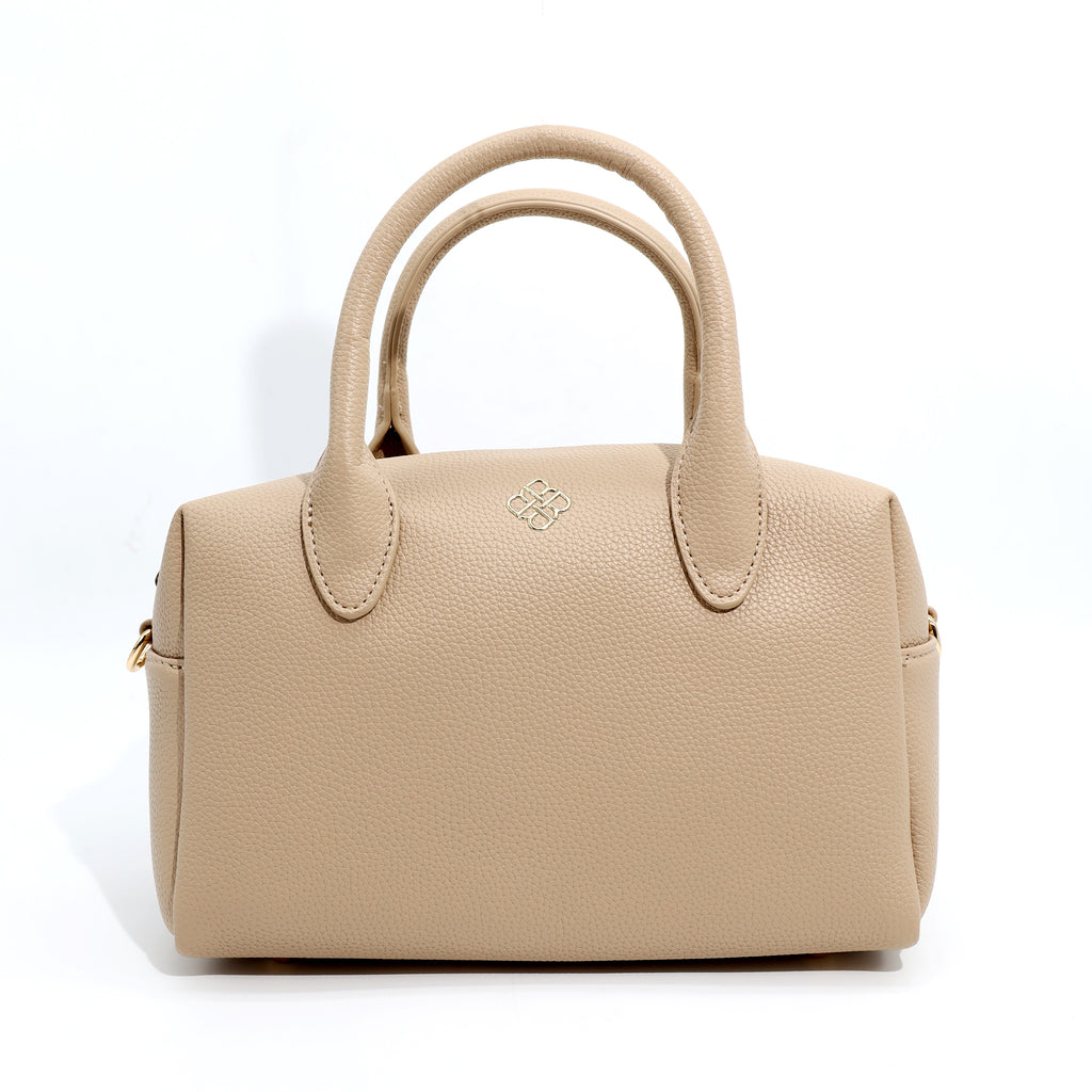 RED LABEL WOMEN BEIGE LEATHER BAG