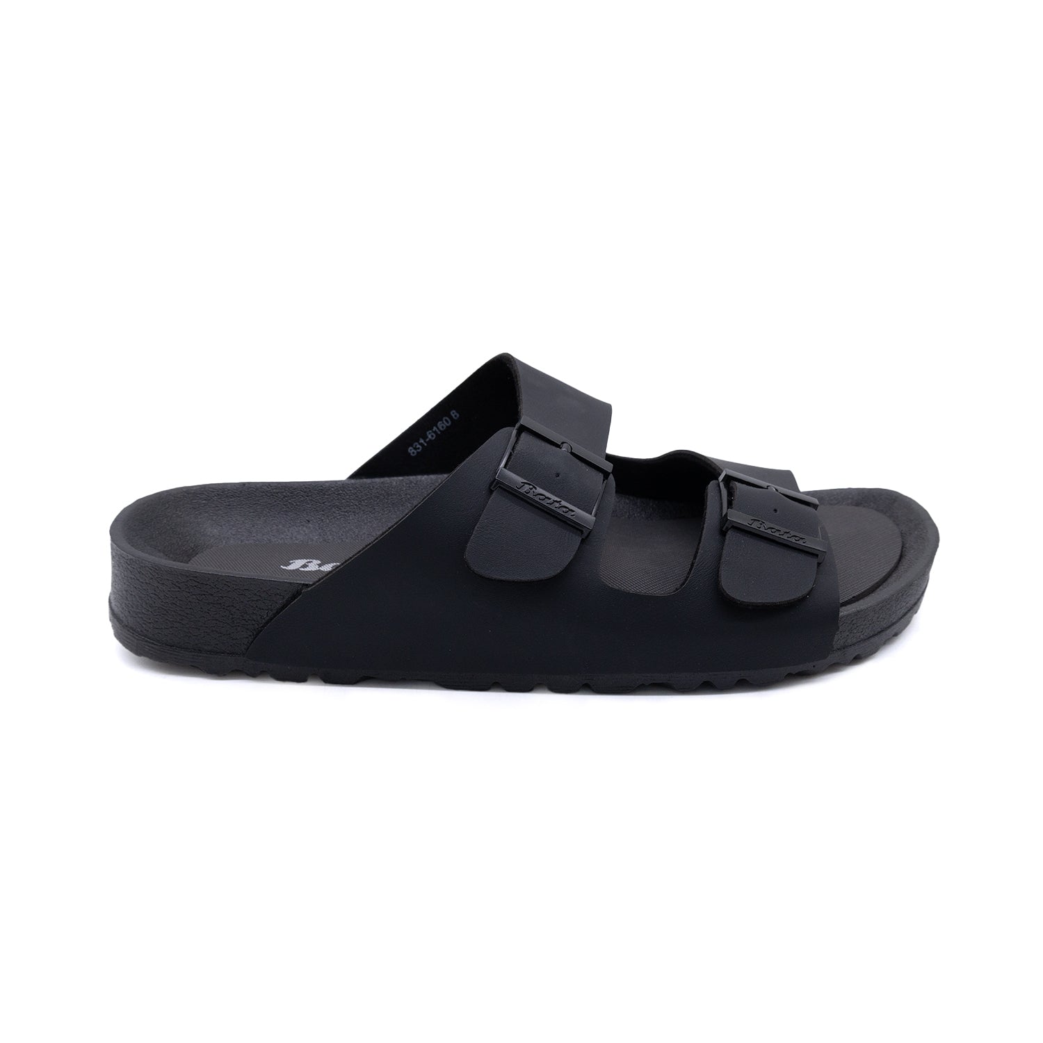 Bata Men Black Sandal
