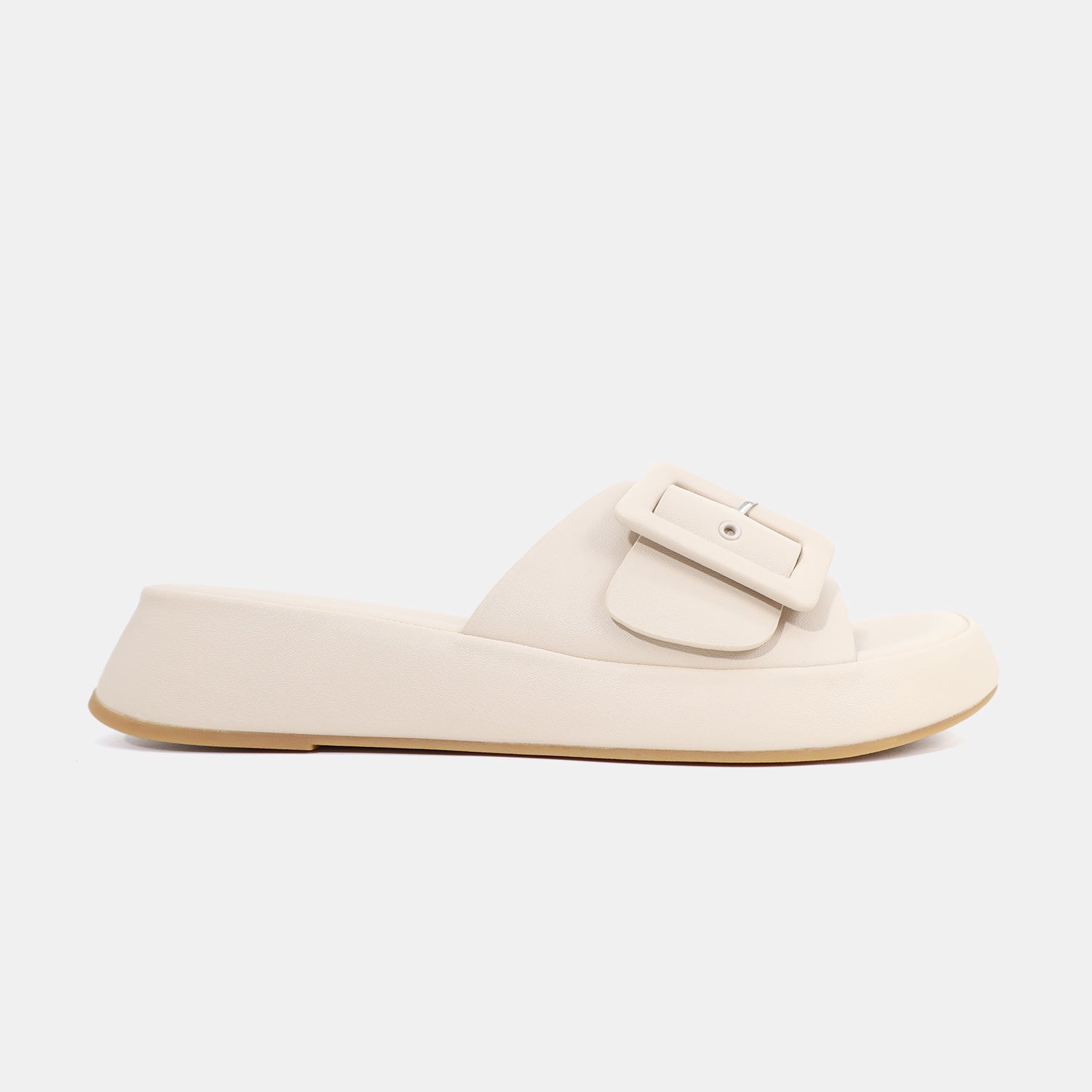 Bata Women Off White Sandal