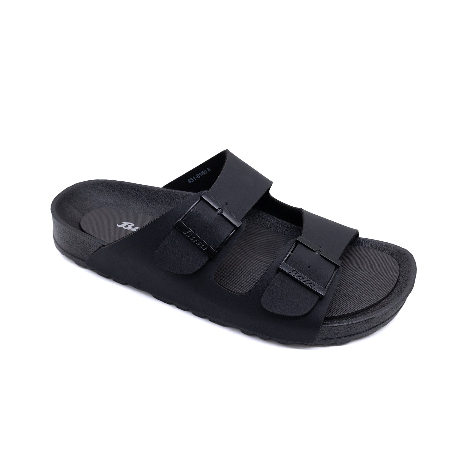 Bata Men Black Sandal