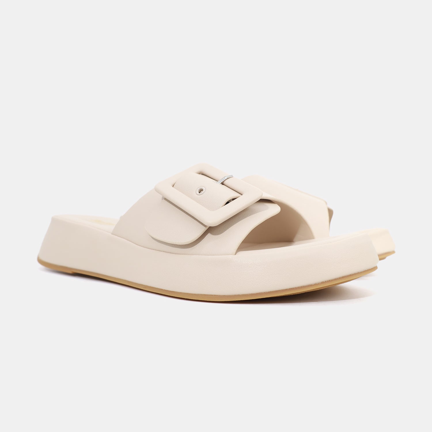 Bata Women Off White Sandal
