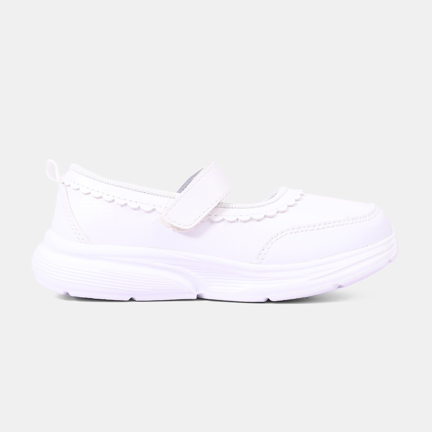B First Kids White Sneaker
