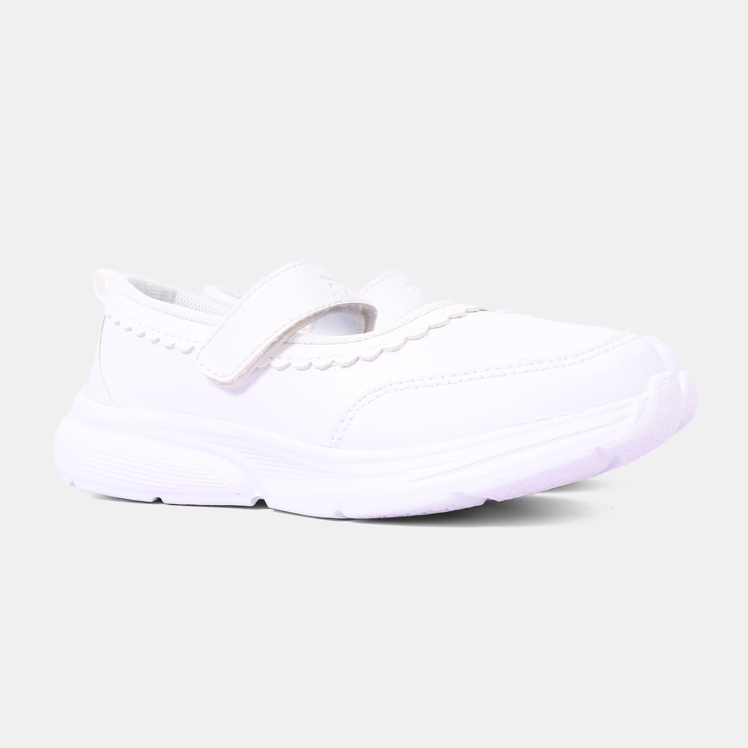 B First Kids White Sneaker