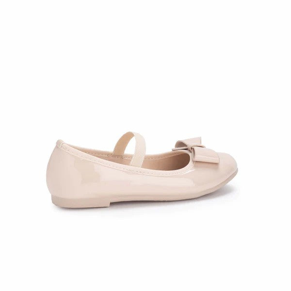 Bubble Gummer Girls Kids Beige Flat