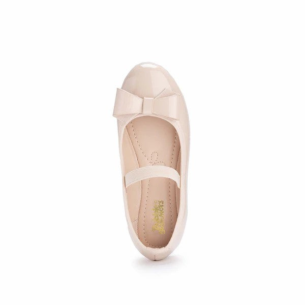 Bubble Gummer Girls Kids Beige Flat