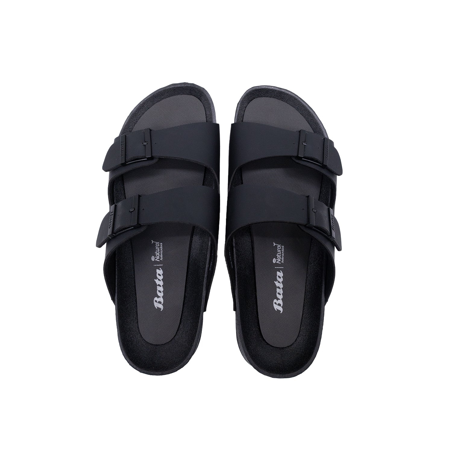 Bata Men Black Sandal