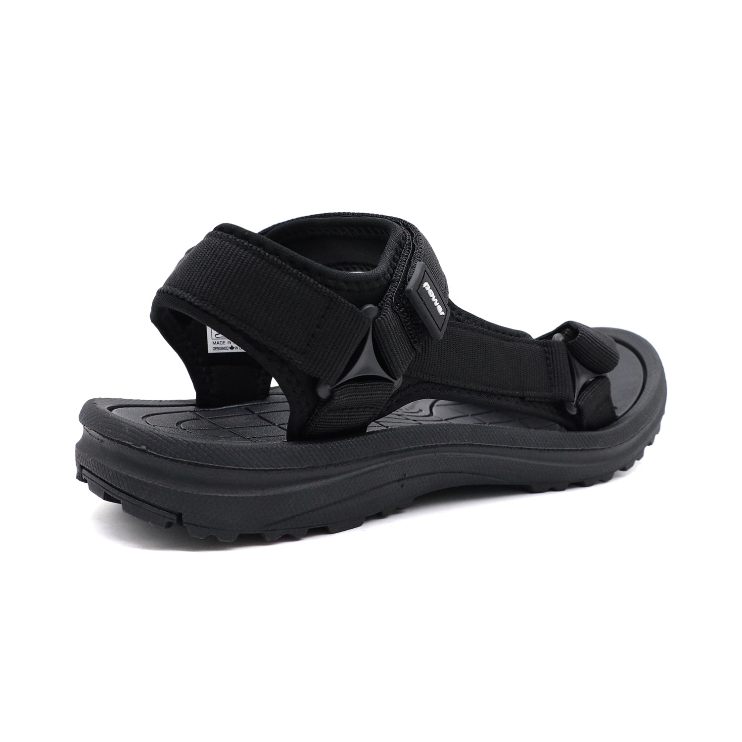 Power Women Black Sandal
