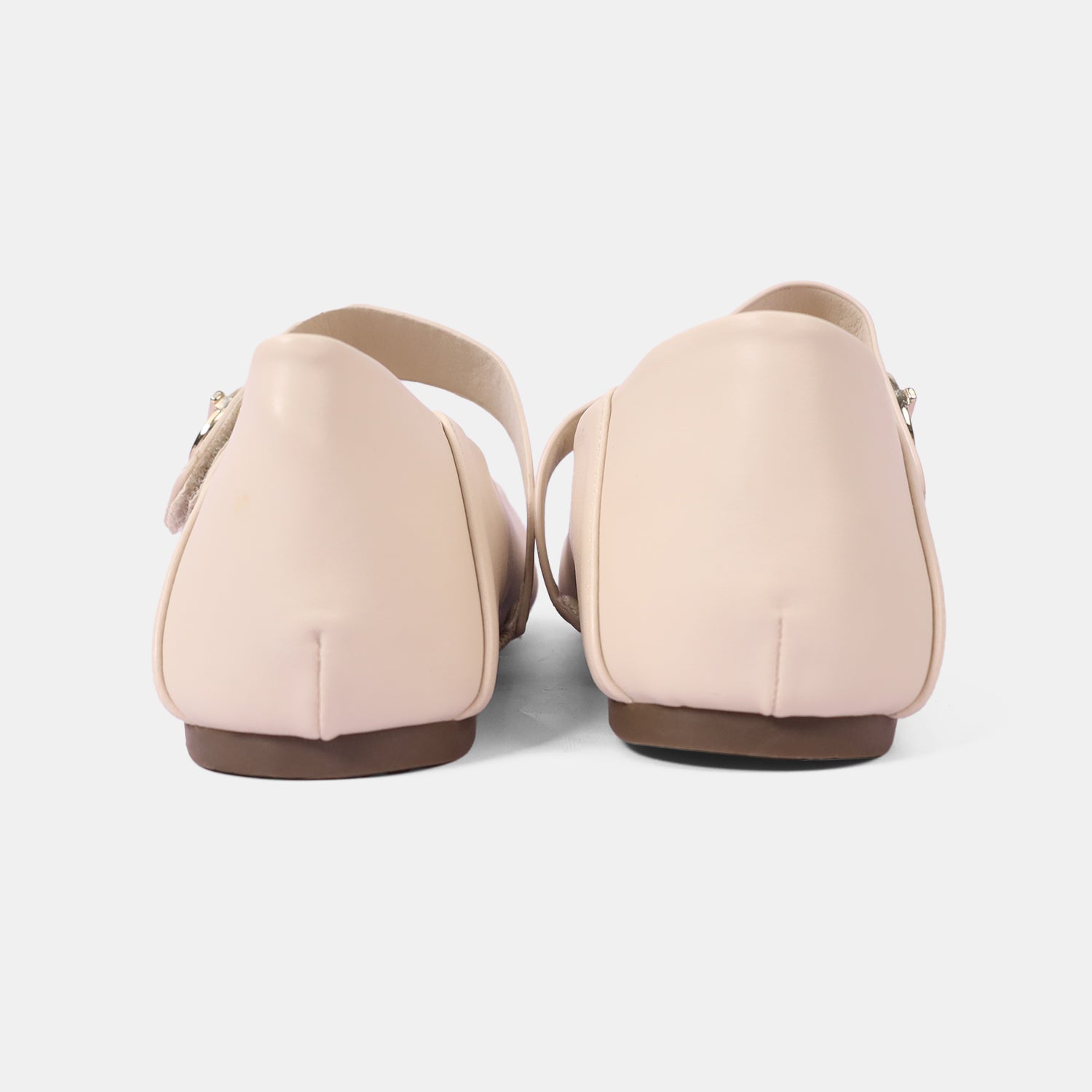 Bata Women White Flat