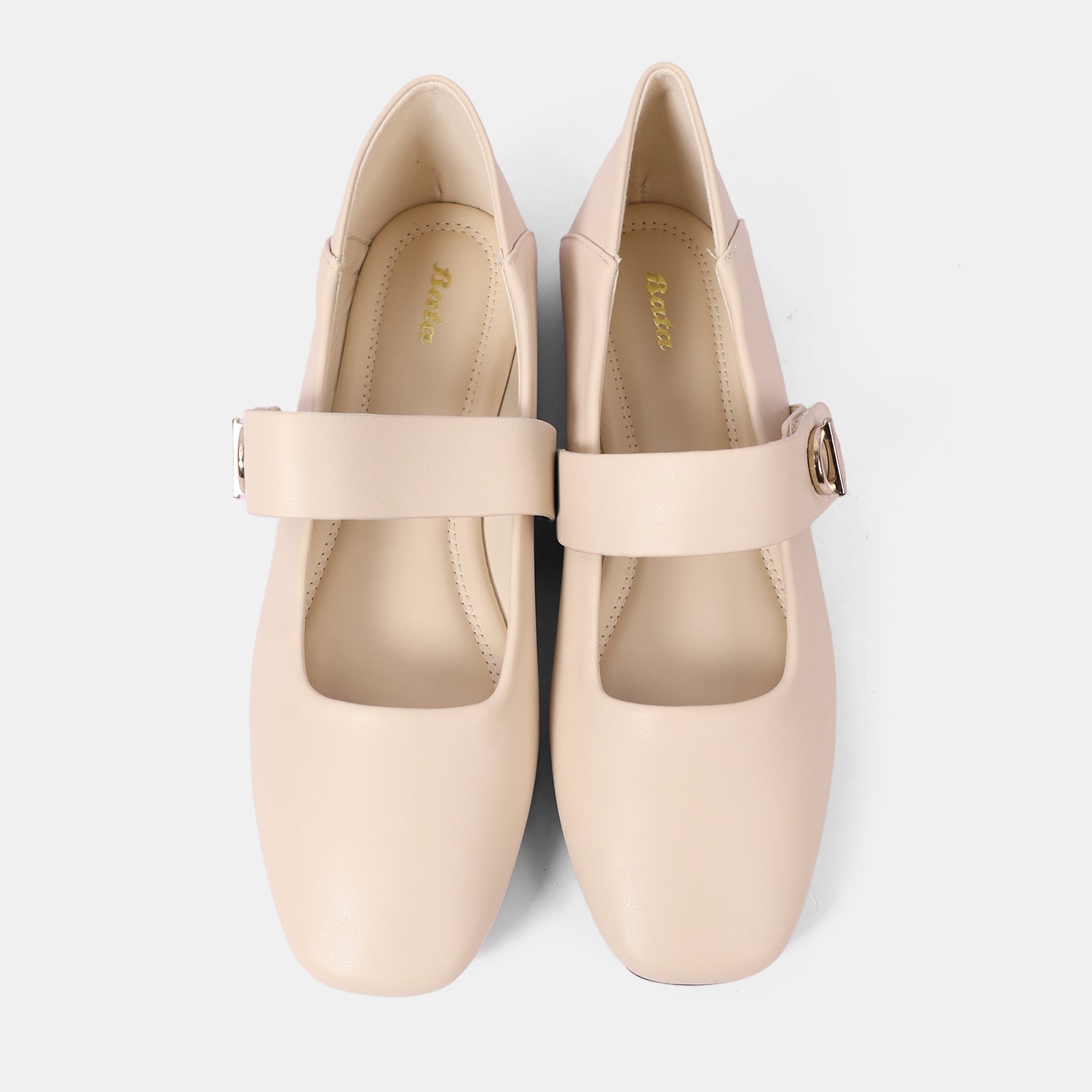 Bata Women White Flat