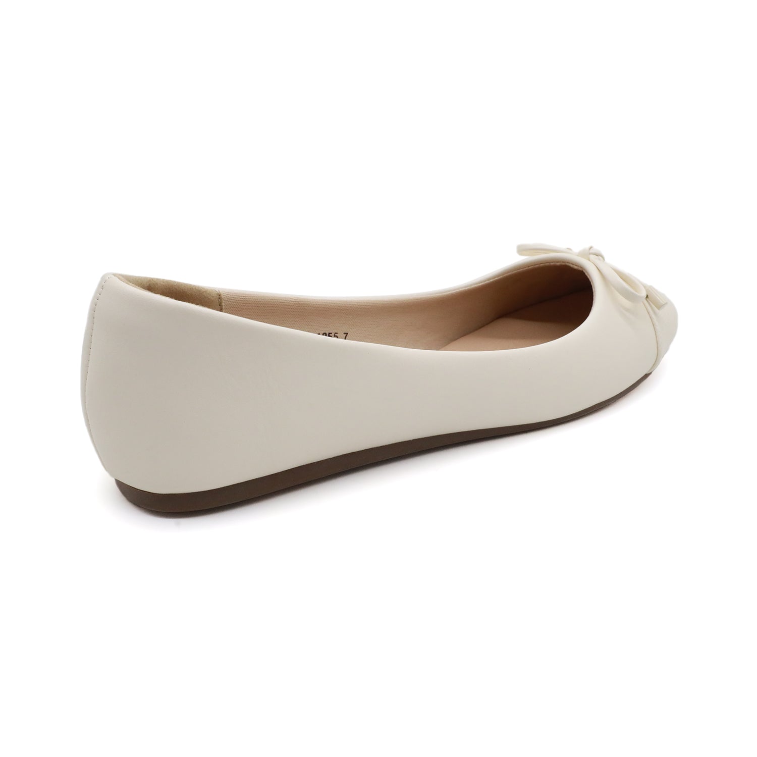 Bata Women Off White Flat