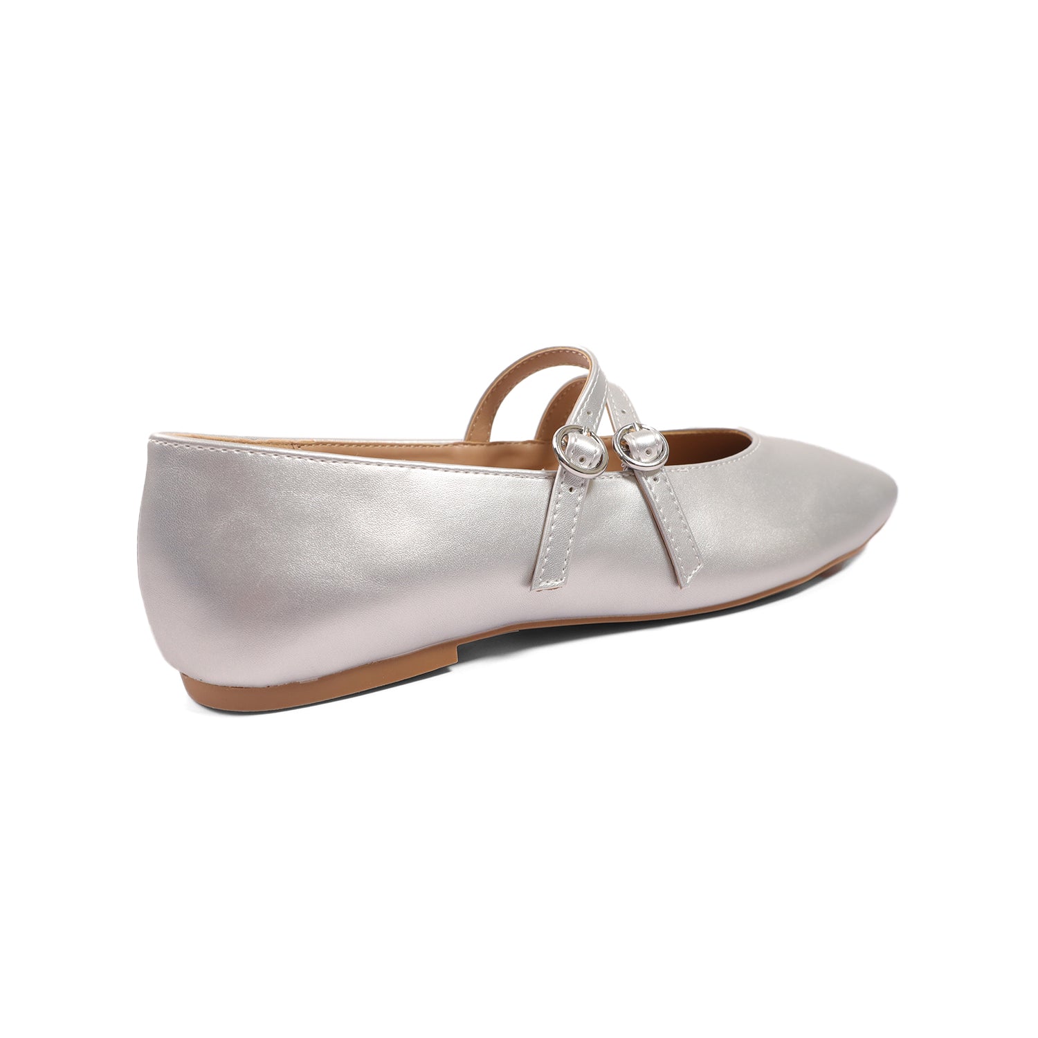 Bata Women Silver Ballerina