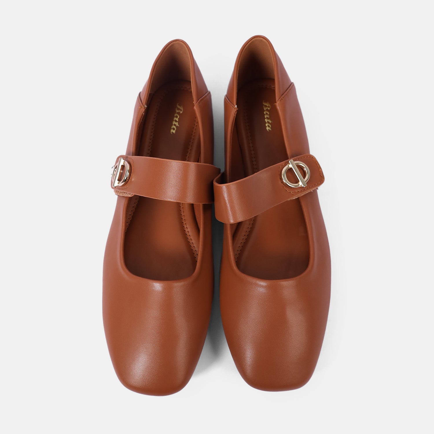 Bata Women Brown Flat