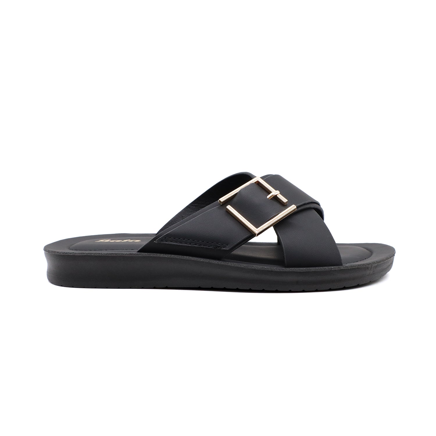 Bata Women Black Sandal