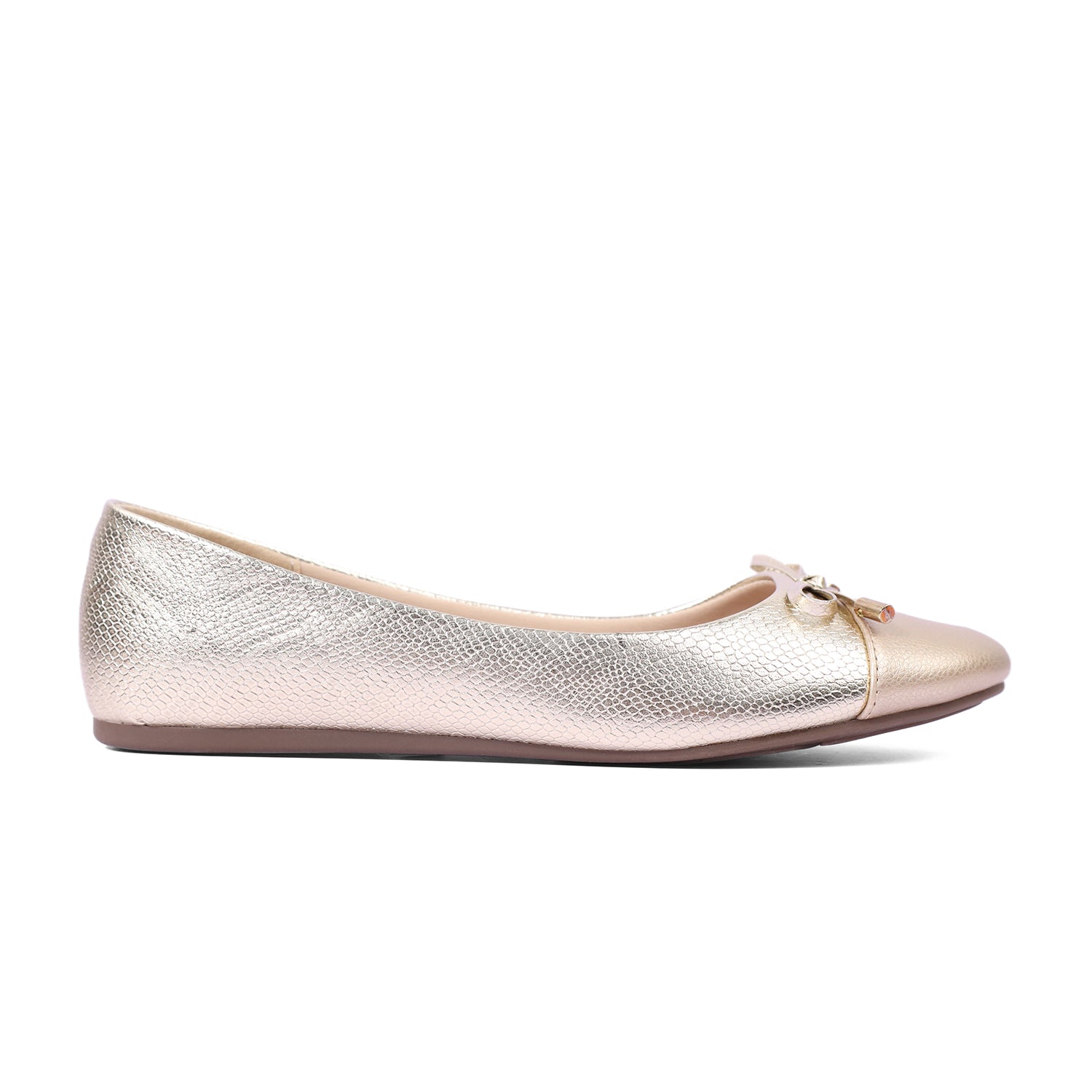 Bata Women Gold Flat