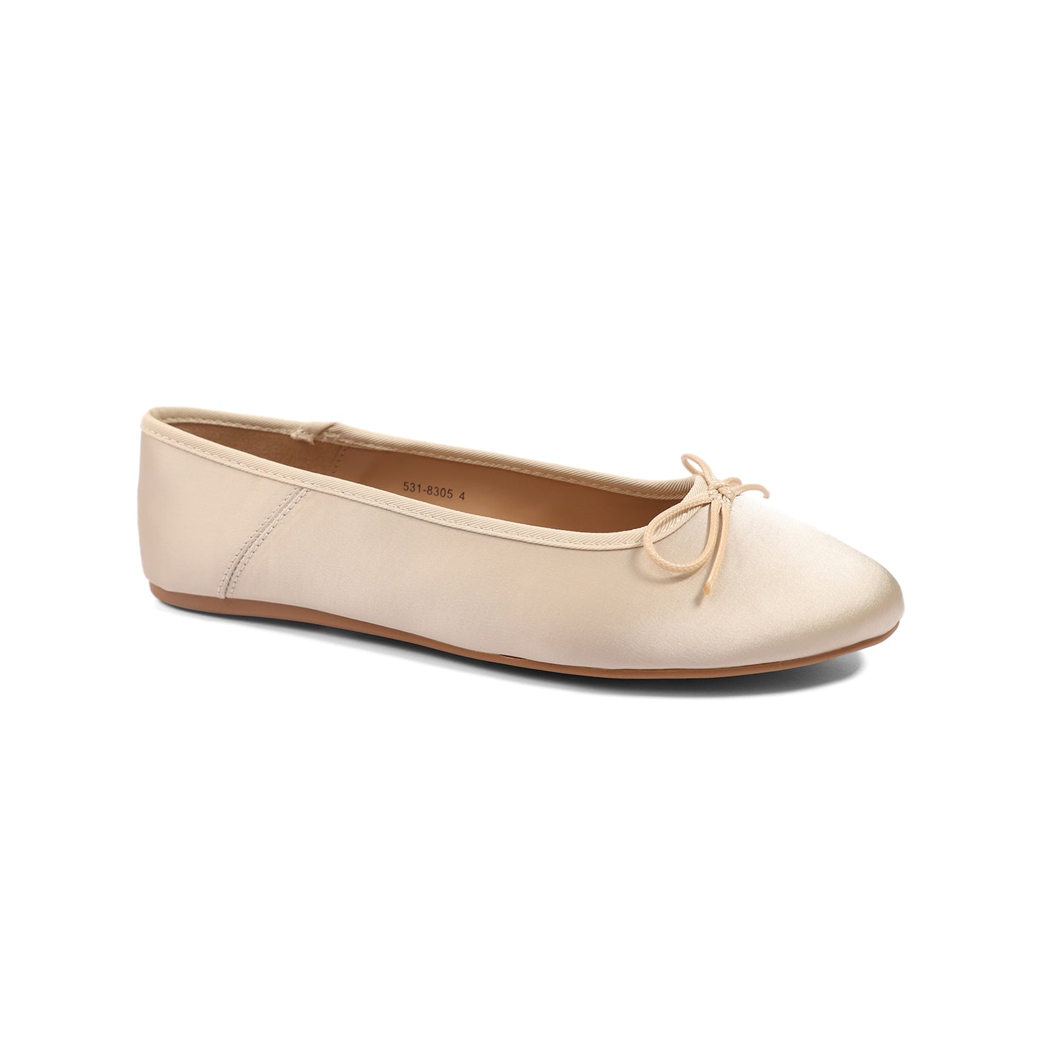Bata Women Off White Ballerina