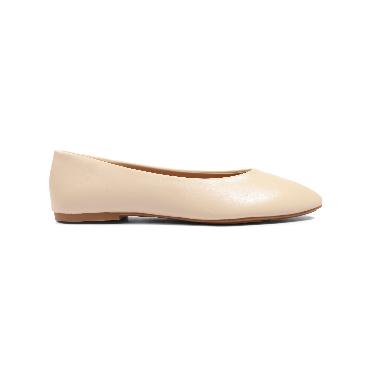 Bata Women Off White Ballerina